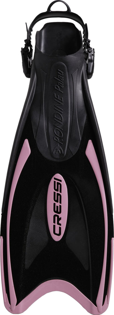 Cressi Palau Fins pinne spiaggia immersion subacque pinn scarpett apert pal lung scuba diving snorkeling & beach long blade open heel fins adult