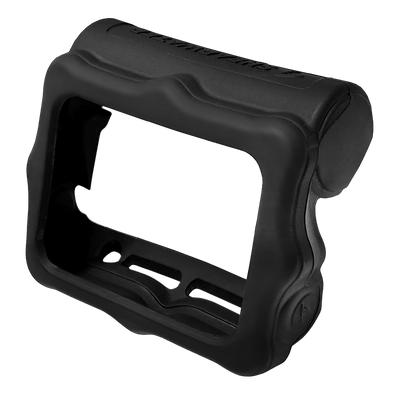 Shearwater Perdix Protective Case in black, angled view showing the button cut-outs