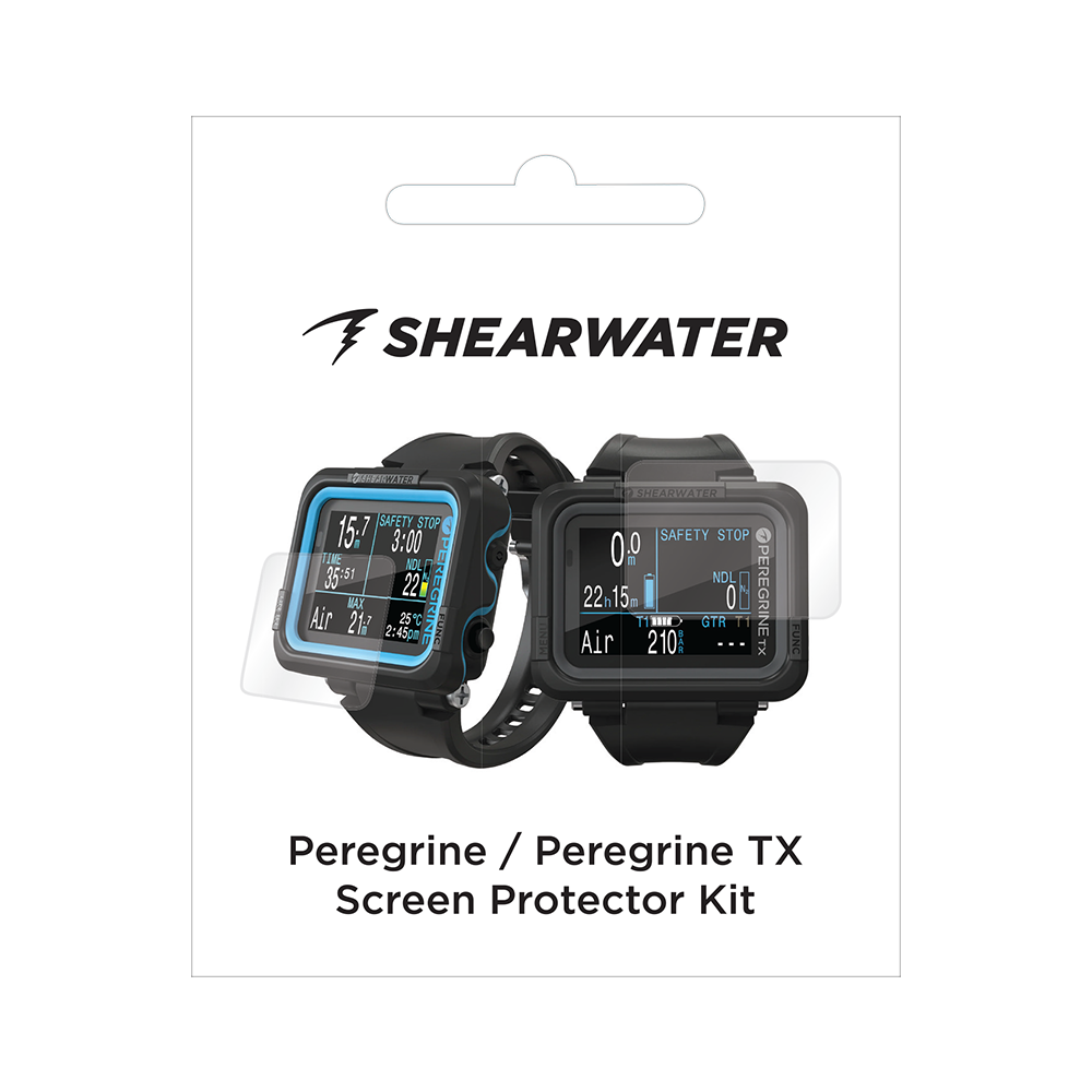 Shearwater Peregrine PET screen protector kit for the 2.2 inch display