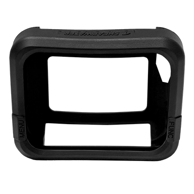 Shearwater Peregrine Protective Case in black, front view showing the display cut-out