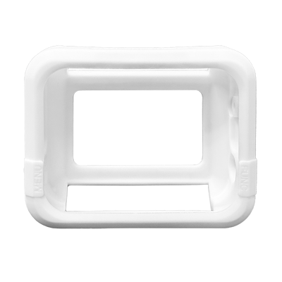 Shearwater Peregrine Protective Case in white, front view showing the display cut-out