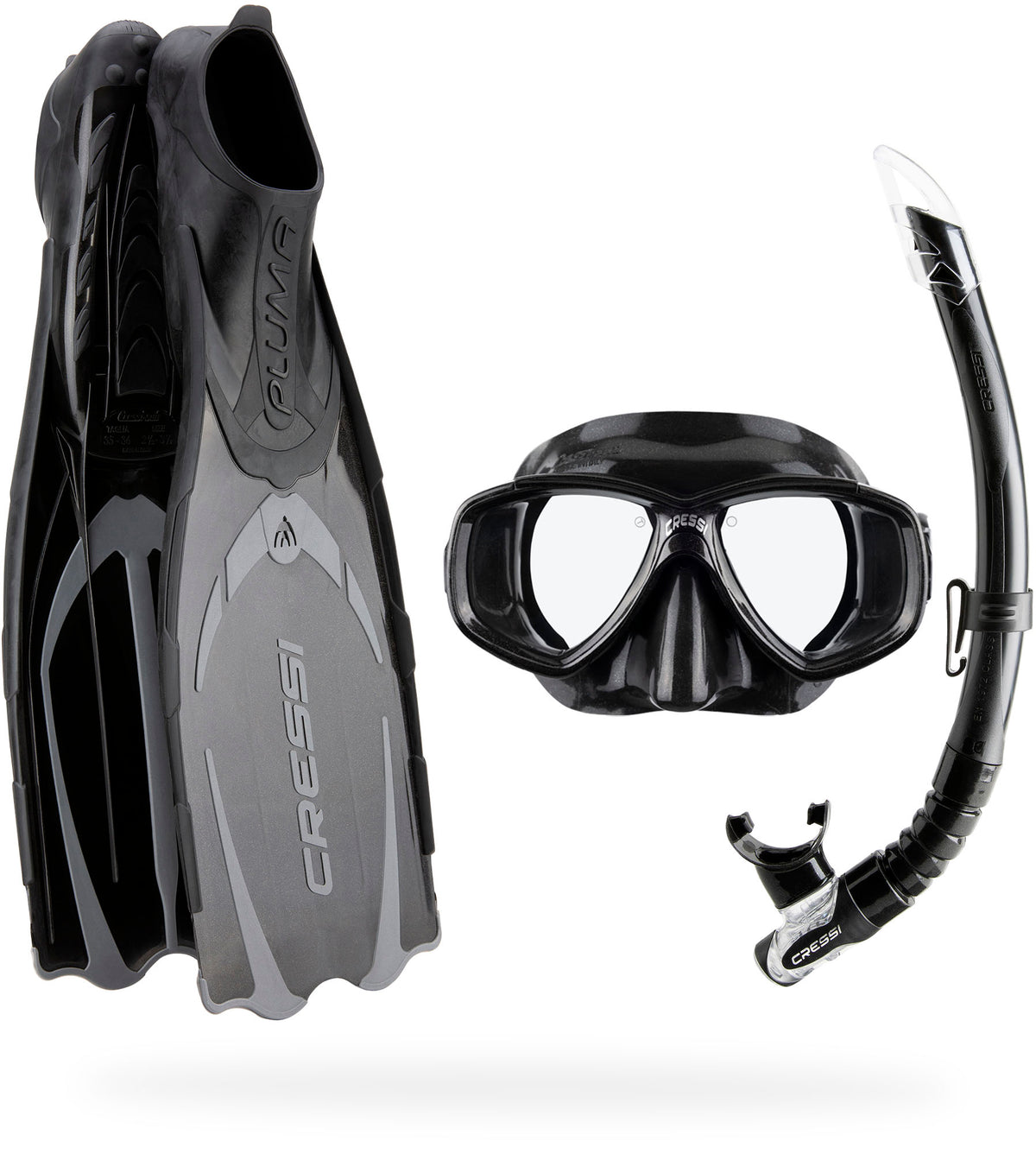 PLUMA SNORKELING FINS SET