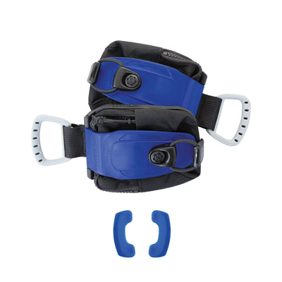 SCUBAPRO Monorail Weight Pocket Set mini in blue, pair with lids