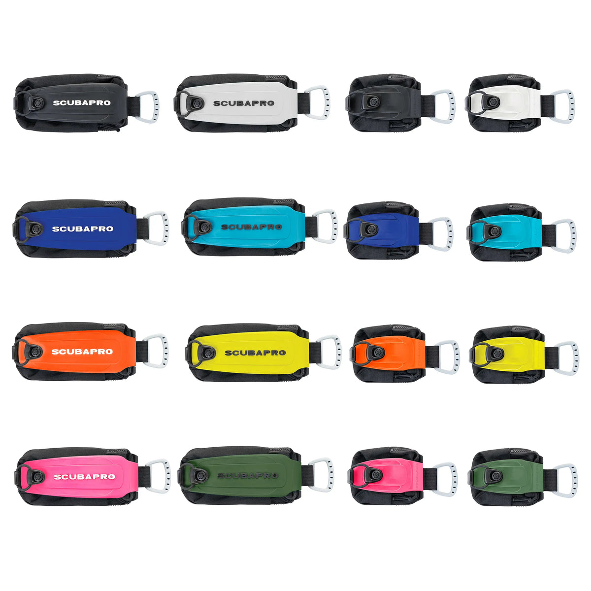 SCUBAPRO Monorail Weight Pocket Set colour range