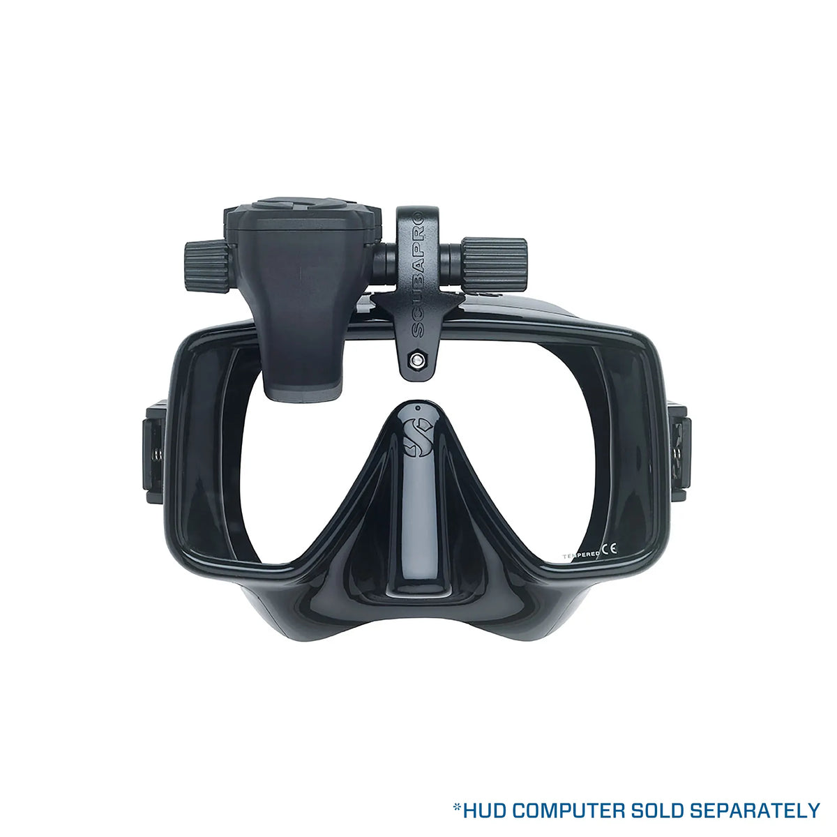 SCUBAPRO Frameless Mask Black with HUD Support