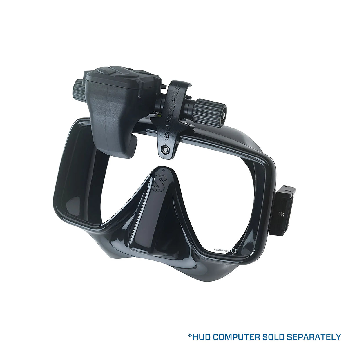 SCUBAPRO Frameless Mask Black with HUD Support