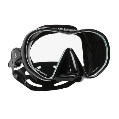 SCUBAPRO Solo Mask White/Black Skirt