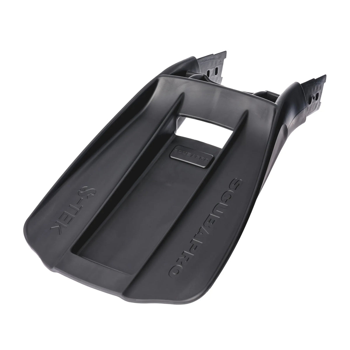SCUBAPRO S-Tek Blade MFS Black, three-quarter view of the top face