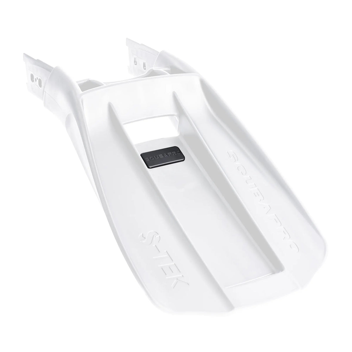 SCUBAPRO S-Tek Blade MFS White, three-quarter view of the top face