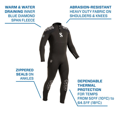 SCUBAPRO Everflex Steamer 5/4MM Yulex Mens