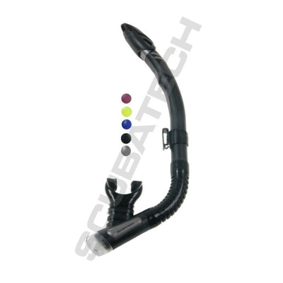Scubatech SK 09 snorkel in black with silver details