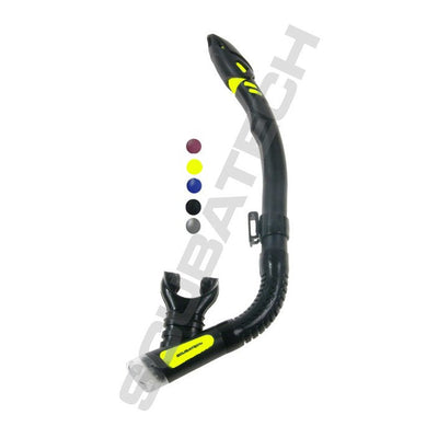 Scubatech SK 09 snorkel in black with yellow details