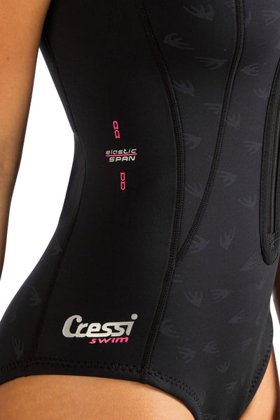 Cressi Termico Shorty Swimsuit Lady shorty da nuoto donna spiaggia nuoto muta mute umid mutino snorkeling & beach paddling swimming neoprene wetsuit swimsuit no sleeve shorty lady