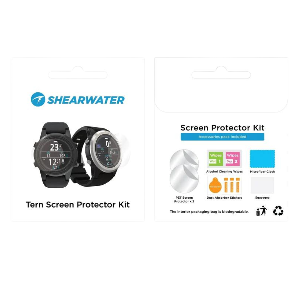 Shearwater Tern PET screen protector film for the 1.3 inch display