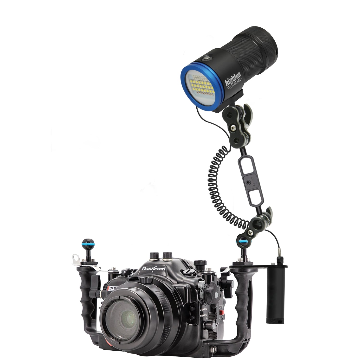 20,000-LUMEN VIDEO LIGHT W/ BUILT-IN BLUE & RED LED – REMOTE CONTROL READY