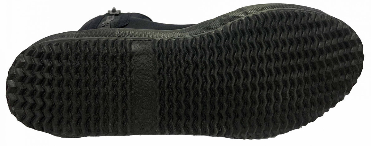 ADI Classic 5mm dive boots with side zip and rubber toe and heel caps