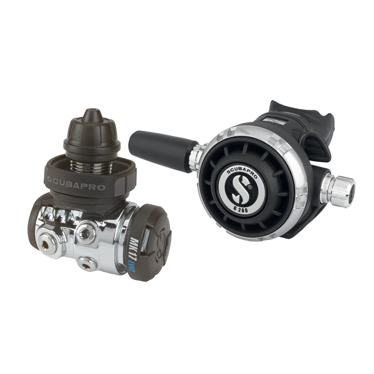 SCUBAPRO MK17 EVO 2 first stage with G260 second stage