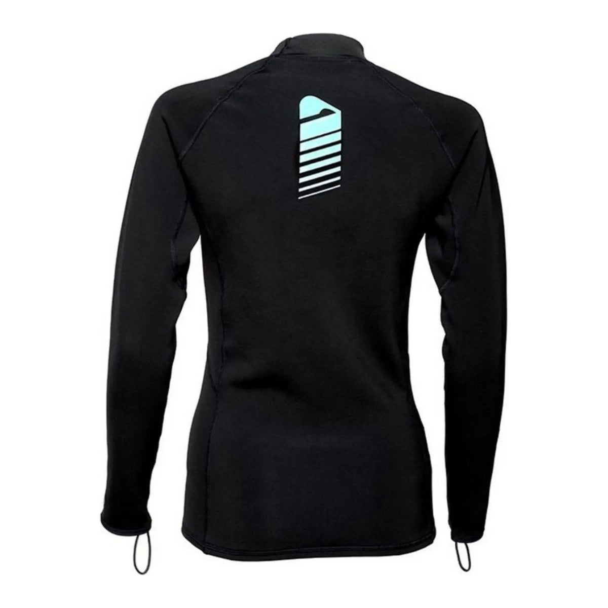 Apeks ThermiQ Carbon long sleeve top in black, women's