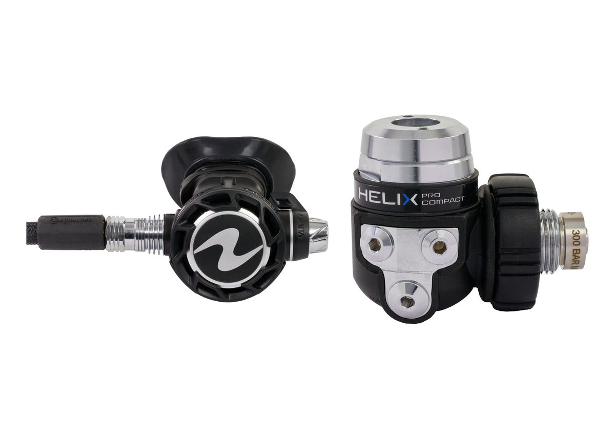 Aqua Lung Helix Compact Pro regulator, second stage and DIN first stage