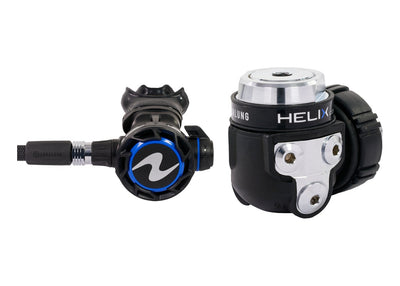Aqua Lung Helix Compact regulator, second stage and DIN first stage