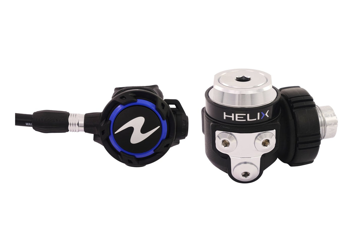 Aqua Lung Helix regulator, second stage and DIN first stage