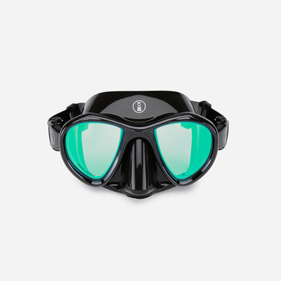 Fourth Element Aquanaut Mask black skirt Contrast lens front