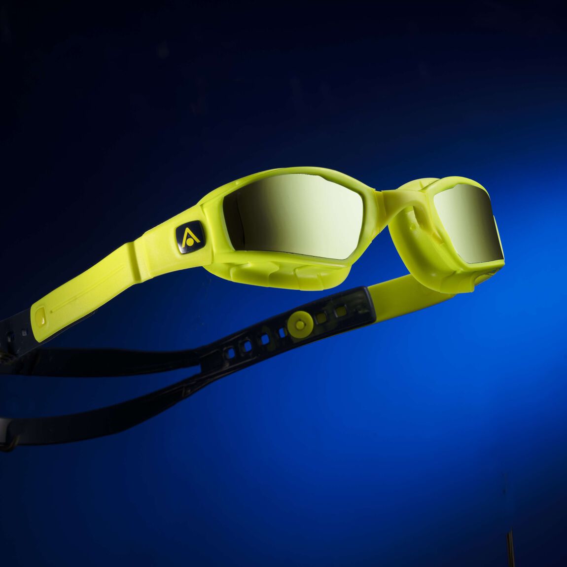 Aquasphere Ninja swim goggles in use by a swimmer