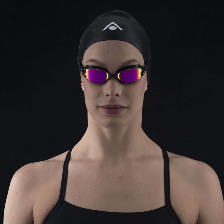 Aquasphere Xceed swim goggles in use by a swimmer