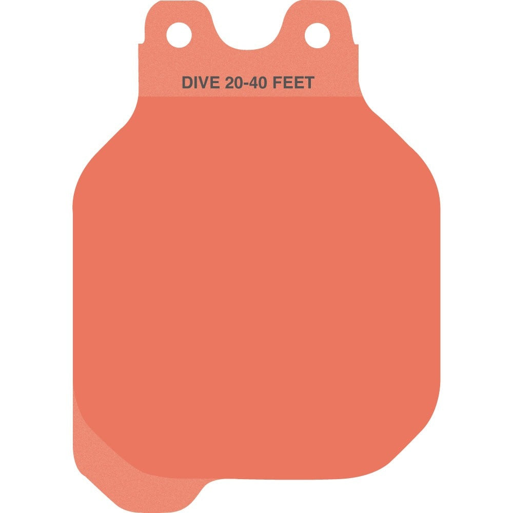 Backscatter FLIP DIVE+ red filter marked for 20 to 40 feet