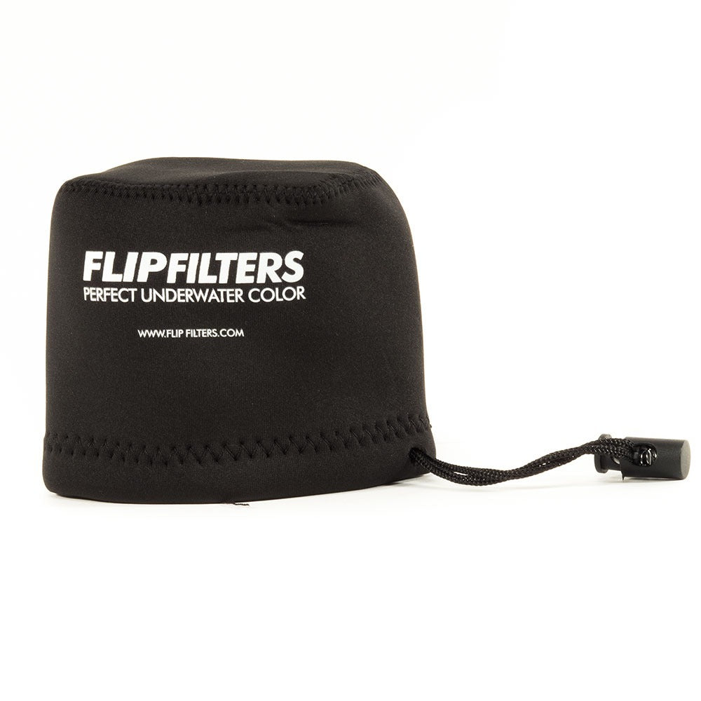 Backscatter FLIP Filters neoprene protective pouch for a GoPro housing