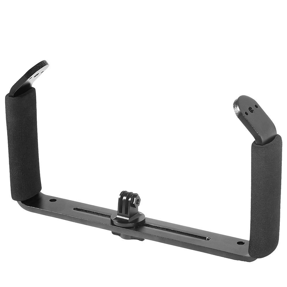 Backscatter Wide Double Handle Tray with the GoPro tripod mount fitted