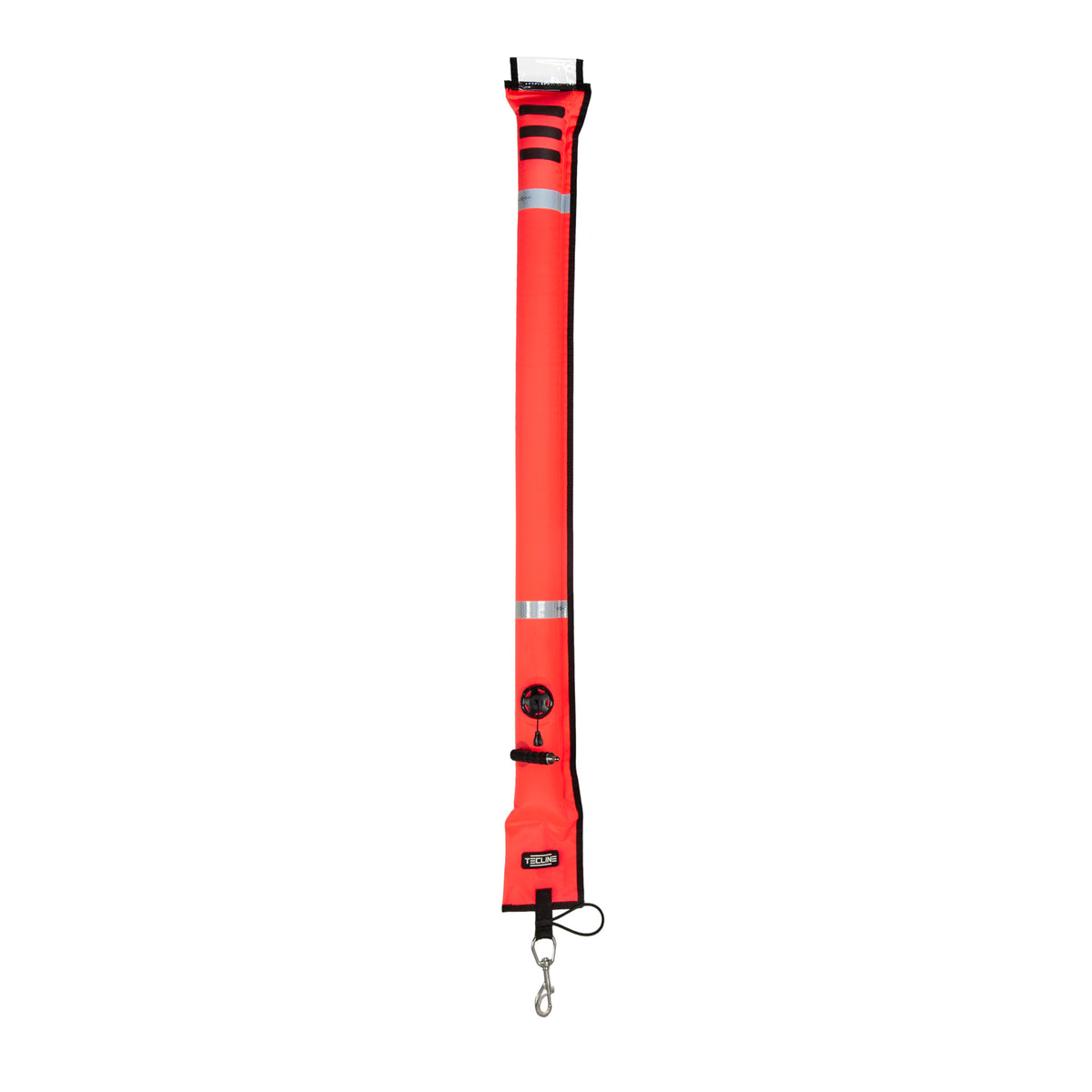 Tecline closed SMB 11/117 cm in orange with stainless steel snap