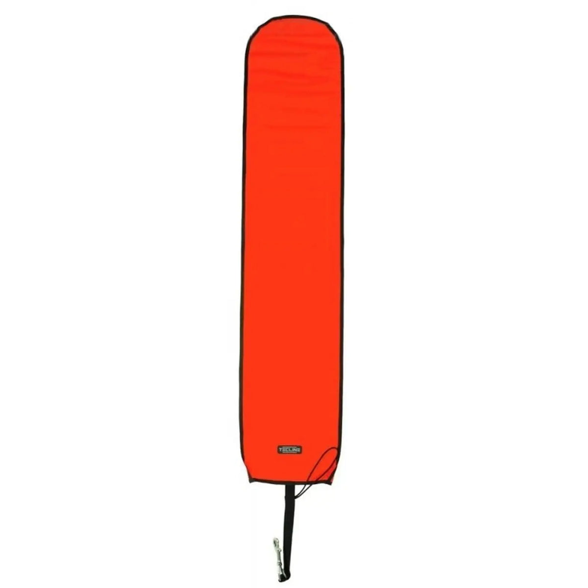 Tecline weighted open SMB 25/122 cm in orange with stainless bolt snap