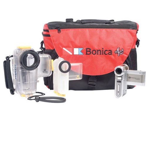 Bonica Snapper 1080P HDDV dive package with the housing, silicone skin, camera and Bonica travel bag