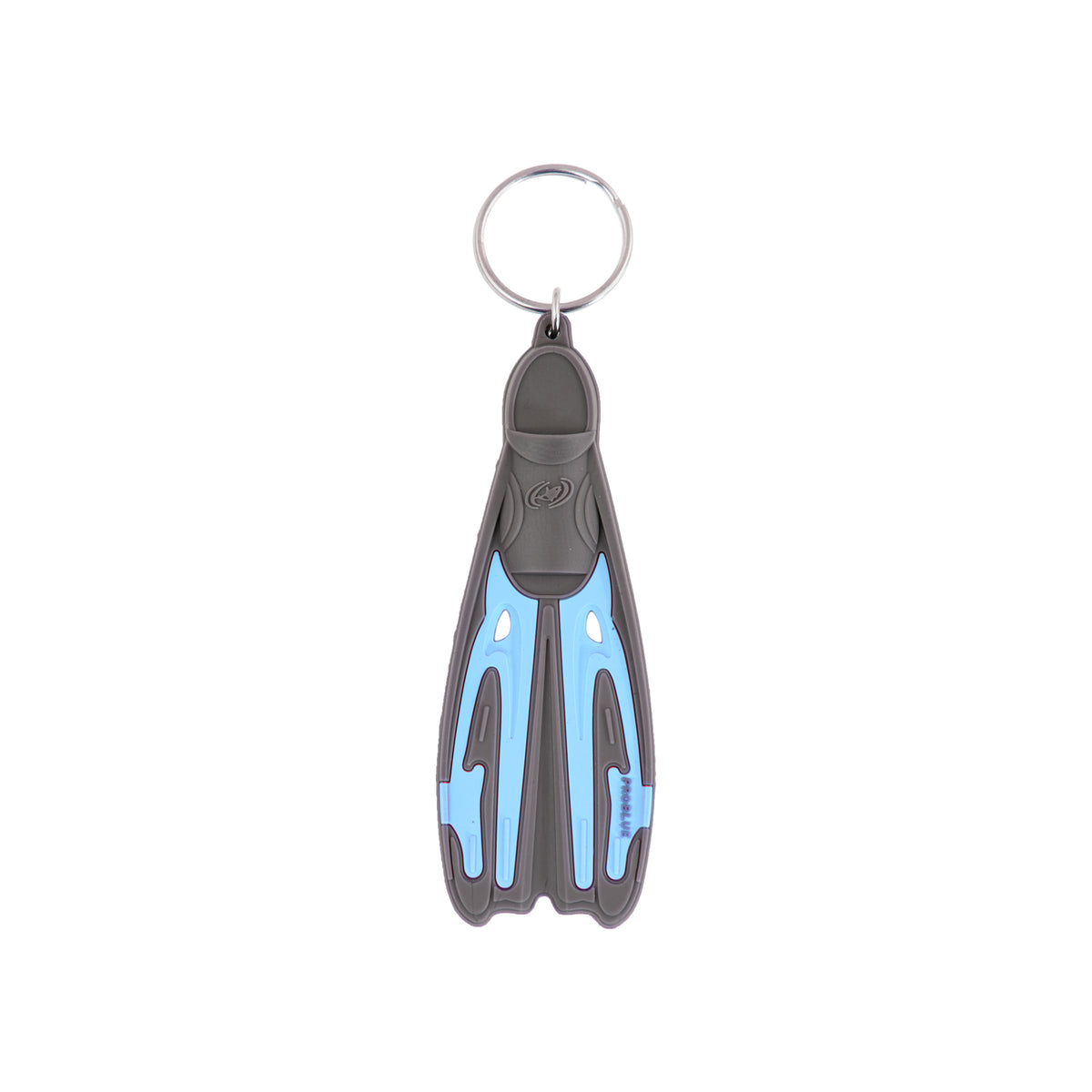 Scubatech Tiara II fin key ring in red with black foot pocket
