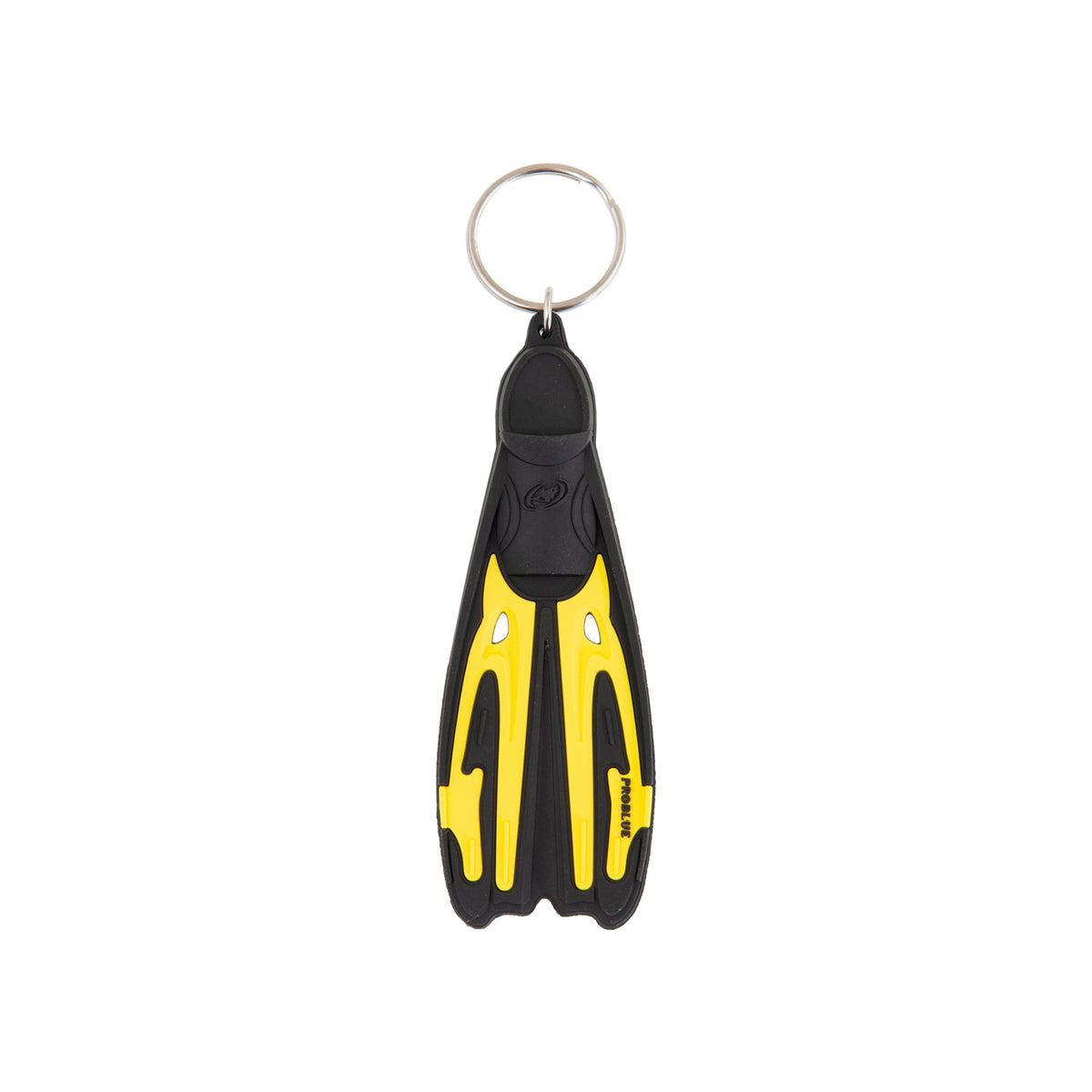 Scubatech Tiara II fin key ring in red with black foot pocket