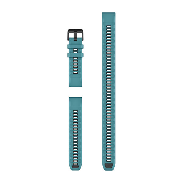 Garmin QuickFit 22 mm dive band in turquoise silicone