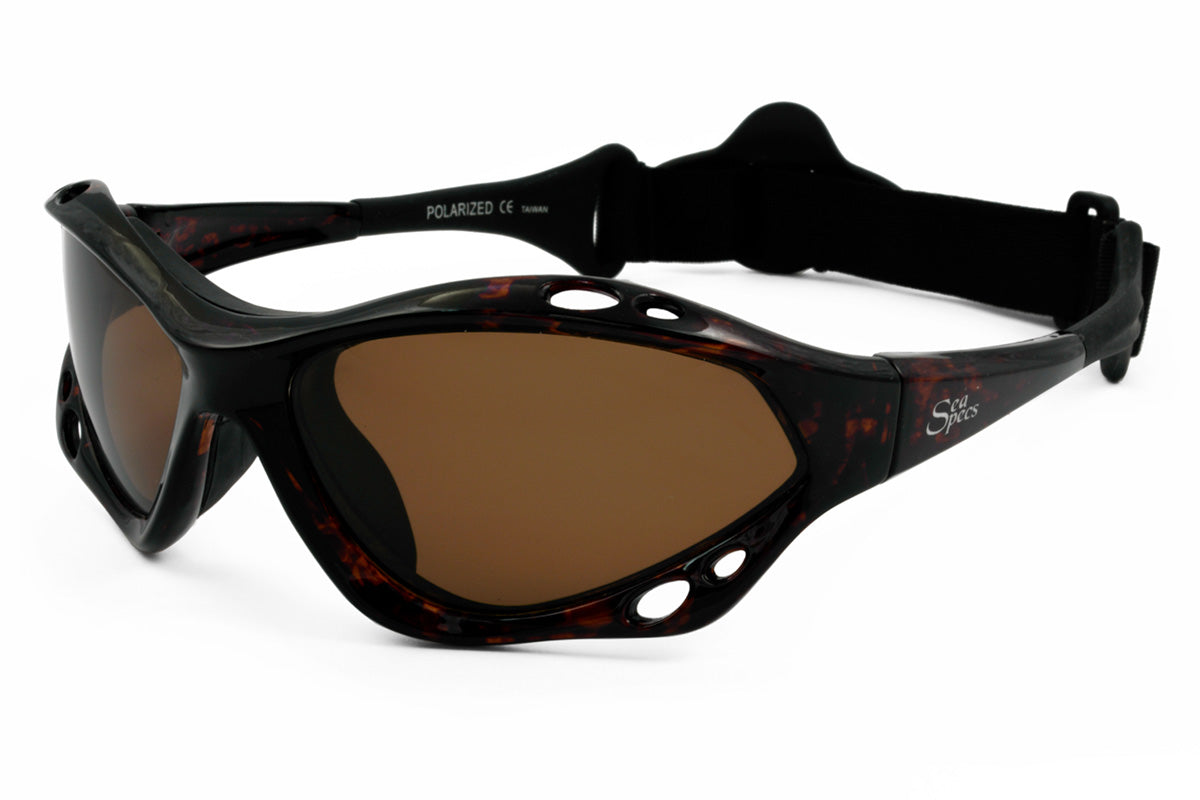 Sea Specs Classic Black with Amber Lens