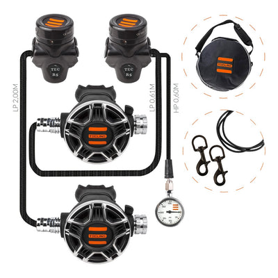 Tecline R5 TEC2 DIR set with pressure gauge