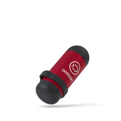Divesoft DNA analyser showing the anodised aluminium body and logo