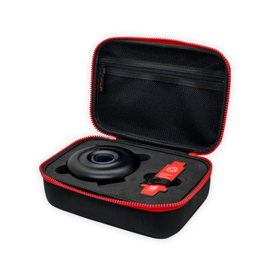 Divesoft ECHO analyser stored in its zipped EVA carry case