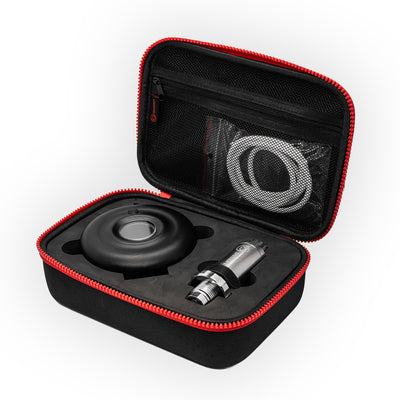 Divesoft ECHO Set in its EVA case with the analyser, flow limiter and connection hose