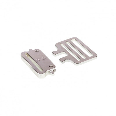 Divesoft QRF buckle opened showing the hook and passive part