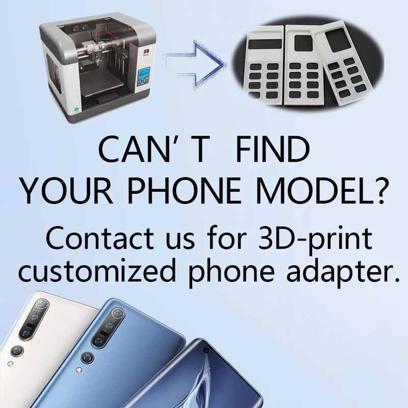 Divevolk illustration of the 3D printed customised phone adapter service for SeaTouch housings