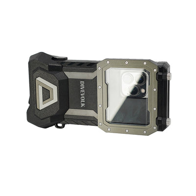 Divevolk SeaTouch 4 Max Plus housing with the camera glass protected