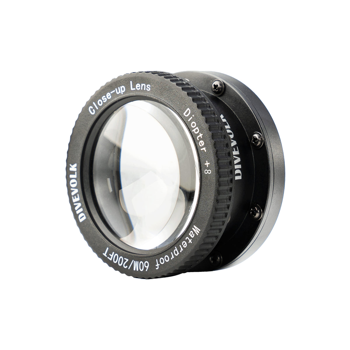 Divevolk +8 close-up wet lens with 67 mm thread