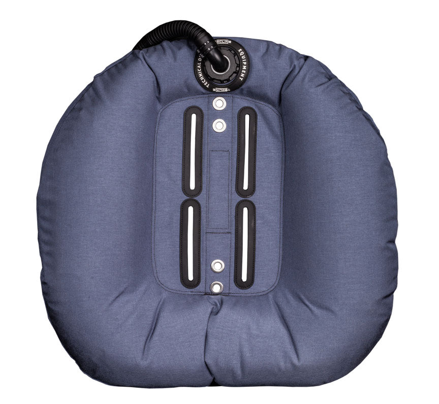 Tecline Donut 22 Special Edition wing in blue, back view