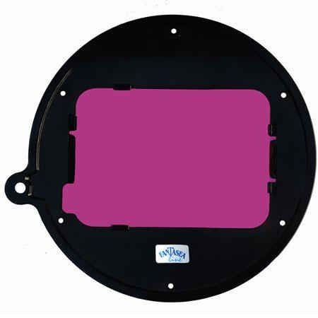 Fantasea PinkEye Filter F Series adaptor frame with the magenta insert fitted