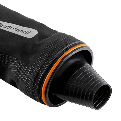 Ellipse cuff ring fitted to a drysuit sleeve with the orange sealing O-ring