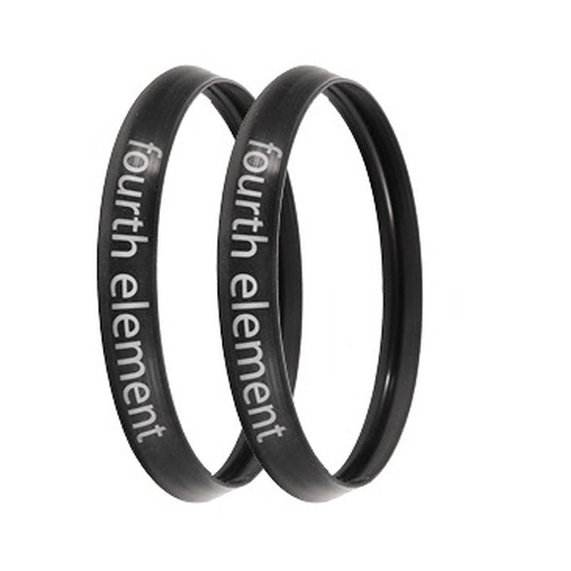 Ellipse Silicone O-Ring Bands Pair
